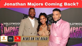 Jonathan Majors cries while accepting Perseverance Award [upl. by Black499]