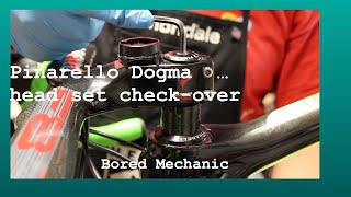 Pinarello Dogma  headset checkover and service [upl. by Faythe]