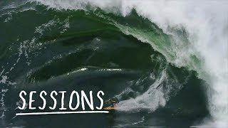 Russell Bierke Battles A Heavy Day At Shipstern Bluff  Sessions [upl. by Roht437]