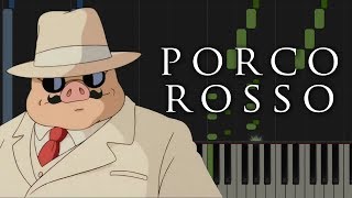 Porco Rosso  Bygone Days  Piano Tutorial [upl. by Idorb]