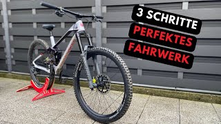 Fahrwerk einstellen am Mountainbike So machst du es richtig [upl. by Novhaj]