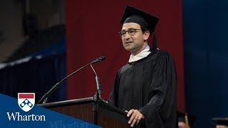 Jonathan Gray Blackstone Keynote Speaker  Wharton MBA Graduation 2019 [upl. by Neros]