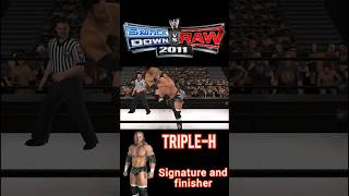 Discover Triple Hs Iconic Moves WWE svr 2011 ppsspp wwe wrestling wwepsp wwesvr2011 shorts [upl. by Einttirb522]