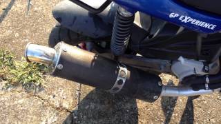 Gilera DNA 180  custom exhaust [upl. by Fernando146]