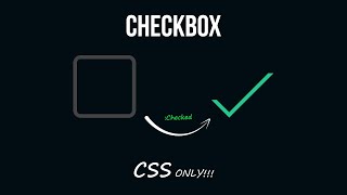 CSS Amazing CheckBox  CSS Animation [upl. by Nahshun]