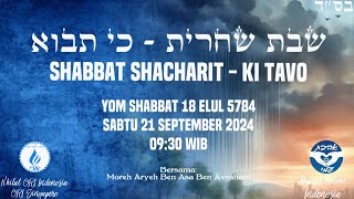 KHILAT ORI INDONESIA  SHABBAT SHACHARIT KI TAVO 5784 [upl. by Halpern260]