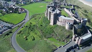 Bamburgh castle Northumberland UK [upl. by Olenolin]