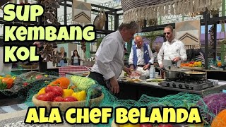 Chef Belanda Sup Kembang Kol Bumbu Indonesia  FLORIADE ALMERE [upl. by Nerraf808]