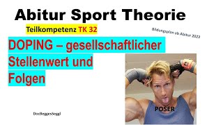 ABITUR SPORT THEORIE 2025 TK 32 DOPING  gesellschaftlicher Stellenwert und Folgen  Soziologie [upl. by Jerrine833]