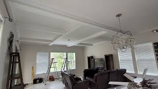 DIY Coffered Ceiling viral trending youtubeshorts shorts reels love follow live india [upl. by Ysle]