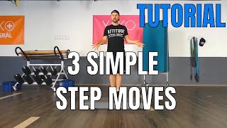 3 Simple Step Dance Moves for Beginners  Episode 1 Step Dance Moves Tutorial  Marko Kraljevic [upl. by Odericus]