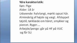 Hvordan man laver en personkarakteristik [upl. by Trimble969]