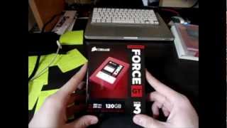 Corsair GT Force 120GB SSD Unboxing Review amp Benchmarks [upl. by Keverian881]