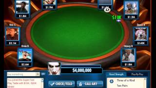 Double Down Casino How to play poker Day 9 Part 1 [upl. by Nahtonoj]