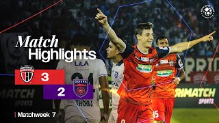 Match Highlights  NorthEast United FC 32 Odisha FC  MW 7  ISL 202425 [upl. by Abrahams]