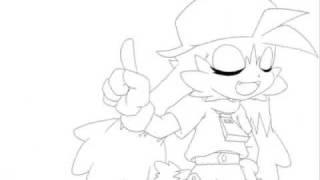 Klonoa Caipirinha Dance Not Colored Version [upl. by Kussell615]