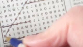 Doing a wordsearch  Part 1 [upl. by Etakyram]