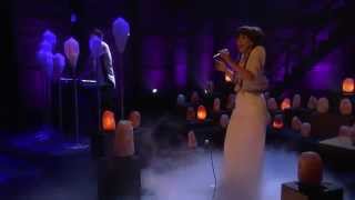 Purity Ring  Bodyache On Conan Obrien Live 2015 [upl. by Frankie]