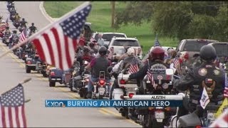 Patriot Guard Riders honor exNavy SEAL [upl. by Milissa]