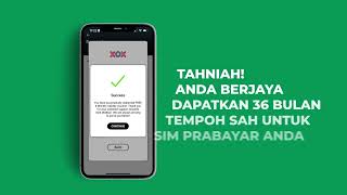 Caracara untuk dapatkan 36 bulan tempoh sah Prepaid Onexox WAWA [upl. by Moberg]