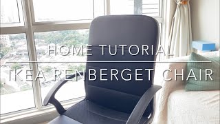 IKEA Renberget chair assembly tutorial [upl. by Norej375]