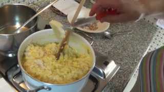 Ricetta risotto allo Zafferano e Prosciutto 2 [upl. by Oad]