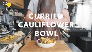 Curried Cauliflower Bowl mit Löwenzahn und Rotkorn  Buddha Bowl [upl. by Melvin132]