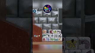 CUBE LORE shorts alphabetlore alphabet blender puzzle tetris テトリス тетрис [upl. by Aay]