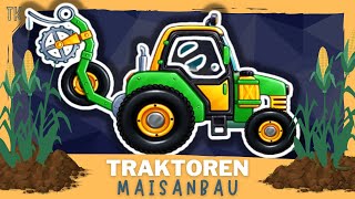 Traktor amp Trecker ⭐ Maisanbau  Kindervideos  Kinderfilme  telekids [upl. by Aseret]