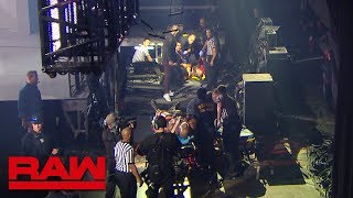 Unseen video of Strowman and Lashley after LED wall incident Raw Exclusive July 1 2019 [upl. by Dumas]