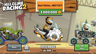 HILL CLIMB RACING 2  NEW VEHICLE HOVERBIKE FULLY UPGRADED  GAMEPLAY [upl. by Karlene]