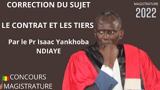 CONCOURS MAGISTRATURE  Droit des contrats CORRECTION DU SUJET [upl. by Nibur128]