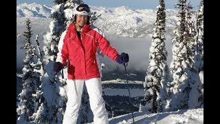 Beginners first day skiing at Whistler at the age of 66 [upl. by Spiegel535]