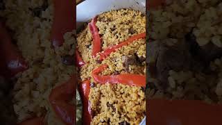 Arroz Con Gandules Puerto Rico foodporn food comida puertorico video shorts eating [upl. by Aynnat]