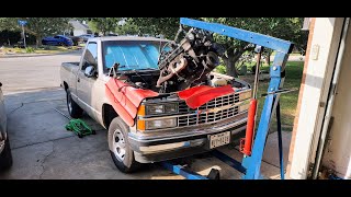 1993 OBS Chevy  LS Swap  Part 2 [upl. by Cott]