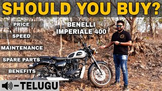 Benelli Imperiale 400 Full detailed review in TELUGU [upl. by Neerhtak]