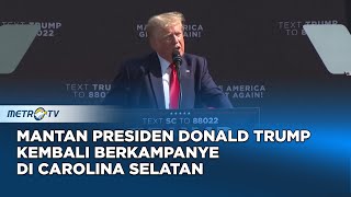 Donald Trump Kembali Berkampanye di Carolina Selatan [upl. by Gnoht]