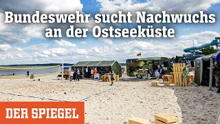 BundeswehrRekrutierung an der Ostseeküste Kampfstiefel statt Badeschlappen  DER SPIEGEL [upl. by Chasse]