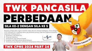 SOAL CPNS 2024 TWK PERBEDAAN SILA KE2 DAN KE5 [upl. by Aissirac]