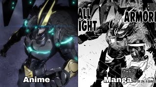 Anime VS Manga  My Hero Academia Season 7 Episode 21 [upl. by Alliuqat]