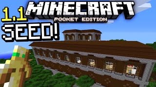 MCPE 11 Woodland Mansion seed Minecraft PE 11 Woodland Mansion seed gameplay [upl. by Nylasej510]