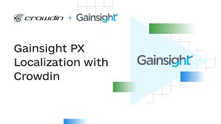 Gainsight PX Localization  A quick guide on how to localize Gainsight PX engagements with Crowdin [upl. by Halyahs]