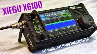 XIEGU X6100  SDR portable HF transceiver review [upl. by Idihsar]