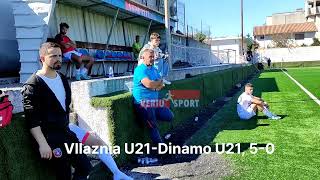 Superliga e U21 Ndeshja VllazniaDinamo 50Java e parë 20242025 Stadiumi “Reshit Rusi” Shkodër [upl. by Aecila492]