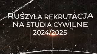 Ruszyła rekrutacja na studia cywilne [upl. by Livvyy]