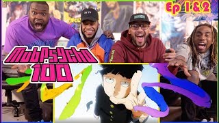 Mob Psycho 100 Episodes 1 amp 2 REACTIONREVIEW [upl. by Aikyn983]