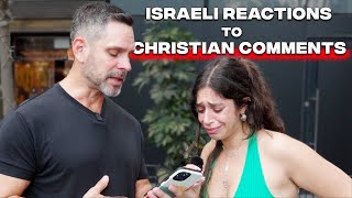 Israeli Reactions to Christian YouTube Comments About the War  Street Interview [upl. by Eihcir982]