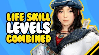 🌟 Life Skill Levels Combined Account Wide Black Desert [upl. by Neelyt]