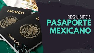 📄 Requisitos para PASAPORTE MEXICANO 🌍✈️ ¿Listo para viajar [upl. by Aenitsirhc]