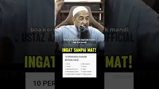 10 PERKARA HARAM KETIKA HAID uai ustazazharidrus reminder reels short dakwah [upl. by Eniamraj]